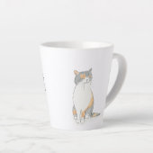 Grumpy Katie latte mug (Angle droit)