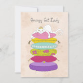 Grumpy kattenfeest Uitnodiging (Voorkant)