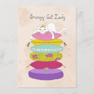 Grumpy kattenfeest Uitnodiging