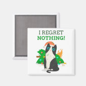 Grumpy kerstkat magneet (Voorkant / Achterkant)