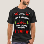 Grumpy Kerstmis T-shirt (Voorkant)
