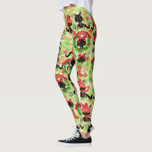 Grumpy Kitty Cat Bah Humbug Kerstmis Leggings (Links)