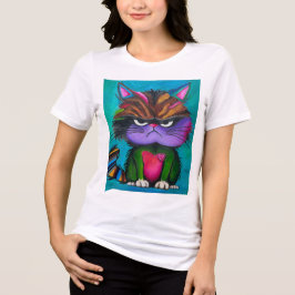 Grumpy Kitty Dames T-shirt
