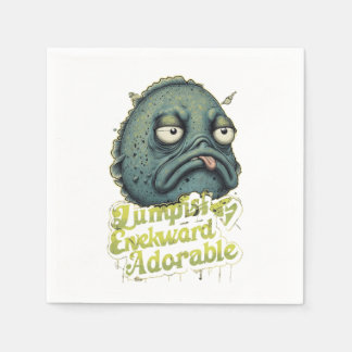 Grumpy Lumpfish servet ontwerp