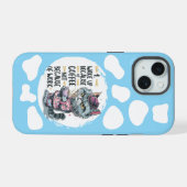 Grumpy maar Schattig - Cartoon Cat Phone Case iPhone 15 Hoesje (Achterkant horizontaal)