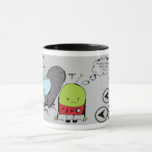 Grumpy Martian Mok (Midden)