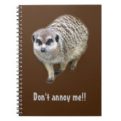 Grumpy meerkat notitieboek (Voorkant)