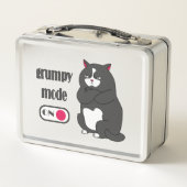 Grumpy mode op een rare vetkat (Achterkant)