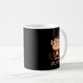 Grumpy Monkey Meme Esthetische Slechte Stemming ch Koffiemok (Voorkant rechts)