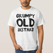 Grumpy Old Bastard T-shirt (Voorkant)