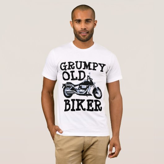 GRUMPY OLD BIKER, Motorcycle T-Shirts (Devant entier)
