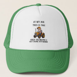 Grumpy Old Farmer ploegen Trucker Pet