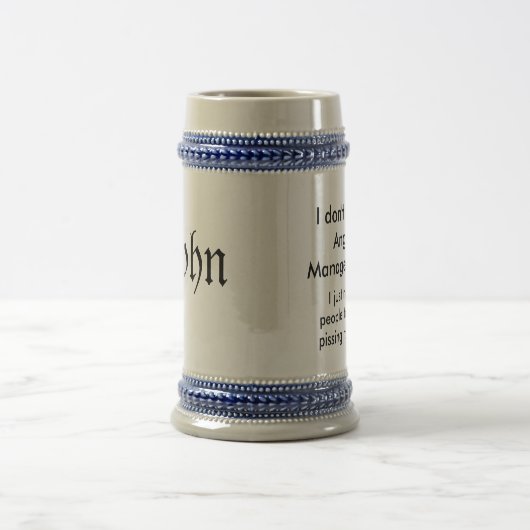 Grumpy Old Man Anger Management Stein Bierpul (Center)