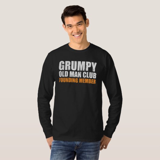 Grumpy Old Man Club T-shirt (Voorkant volledig)