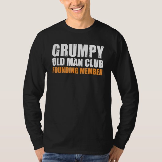 Grumpy Old Man Club T-shirt (Voorkant)