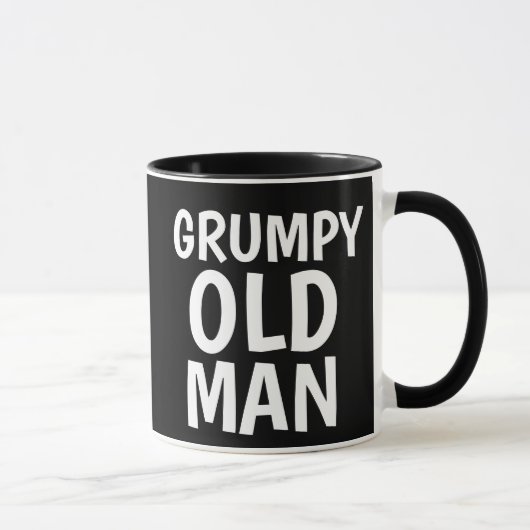 GRUMPY OLD MAN COFFEE MUG MOK (Rechts)