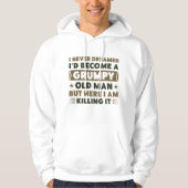 Grumpy Old Man Hoodie (Voorkant)
