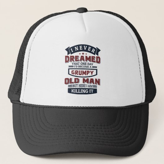 Grumpy Old Man Trucker Pet (Voorkant)
