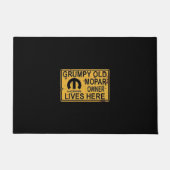 Grumpy Old Mopar Owner Car Doormat Deurmat (Voorkant)