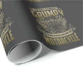 Grumpy Old Motorcycle Rider Sarcastic Bikking Dad Cadeaupapier (Rol Hoek)