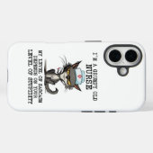 Grumpy Old Nurse Hoesje - Leuk en Sarcastisch Ontw (Achterkant (horizontaal))