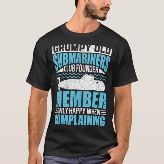 Grumpy Old Submarines USA Veteran  Veteran s Day T-shirt (Voorkant)