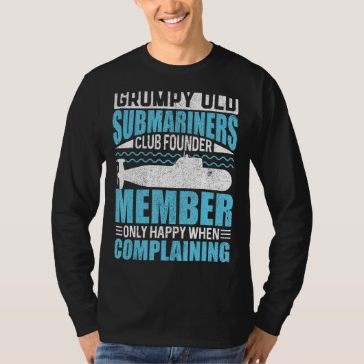 Grumpy Old Submarines USA Veteran  Veteran s Day T-shirt (Voorkant)