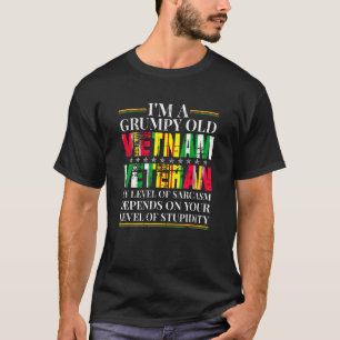 Grumpy Old Vietnam Veteraan Mannen T-shirt
