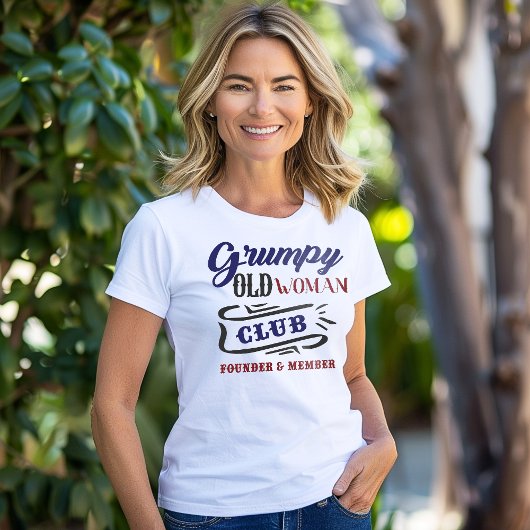 Grumpy Old Woman Club Grappig T-shirt