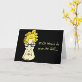 Grumpy Old Woman Kaart (Gele Bloem)