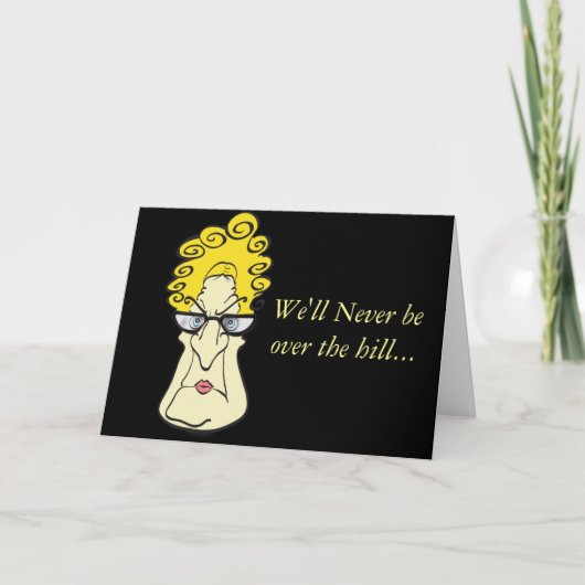 Grumpy Old Woman Kaart (Voorkant)