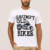 GRUMPY OUD BIKER, T-Shirts voor motorfietsen (Voorkant)