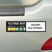 GRUMPY OUD VETERAN BUMPERSTICKER (Op auto)