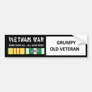 GRUMPY OUD VETERAN BUMPERSTICKER