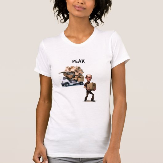 Grumpy oude levering Man T-shirt (Voorkant)