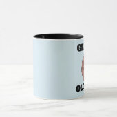 GRUMPY OUDE MAN BULLDOG COFFEE MOK (Midden)