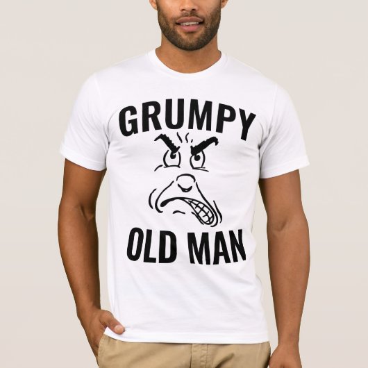 GRUMPY OUDE MAN T-SHIRTS (Voorkant)