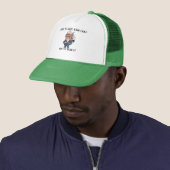 Grumpy oude trucker hier om je rotzooi te halen trucker pet (In situ)