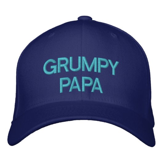 GRUMPY PAPA - Casquette personnalisable par eZaZal (Devant)