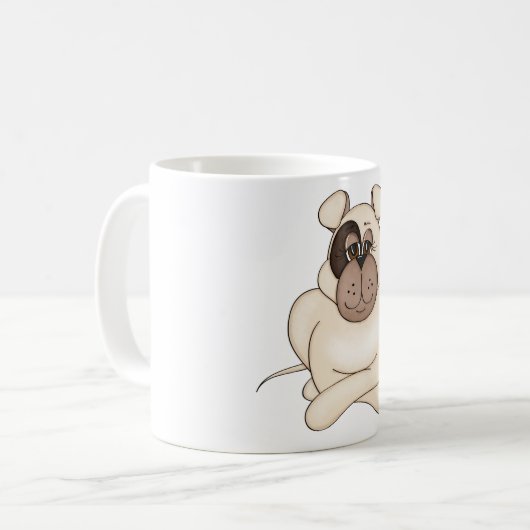 Grumpy Pit Bull Mug (Devant gauche)