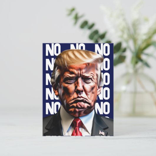 Grumpy Pouty Trump-Briefkaart Briefkaart