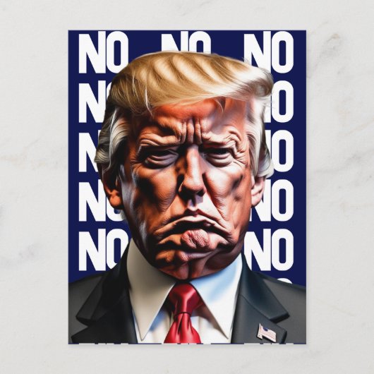 Grumpy Pouty Trump-Briefkaart Briefkaart (Voorkant)