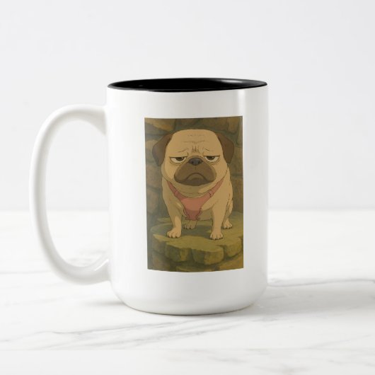 Grumpy Pug Mok (Links)