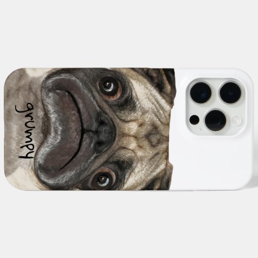 Grumpy Puggy Gifts Case-Mate iPhone Case (Achterkant (horizontaal))