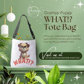 Grumpy Puppy Canvas tas