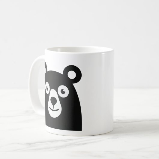 Grumpy Raccoon Coffee Mug (Devant gauche)