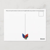 Grumpy Rooster - Briefkaart (Achterkant)