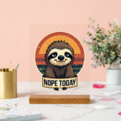 Grumpy Sloth Vintage Funny Retro Shirt Design (Mariage)