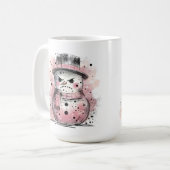 Grumpy Snowman Koffiemok (Voorkant links)