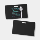 Grumpy Spoonie Badge (Voor- en achterkant)